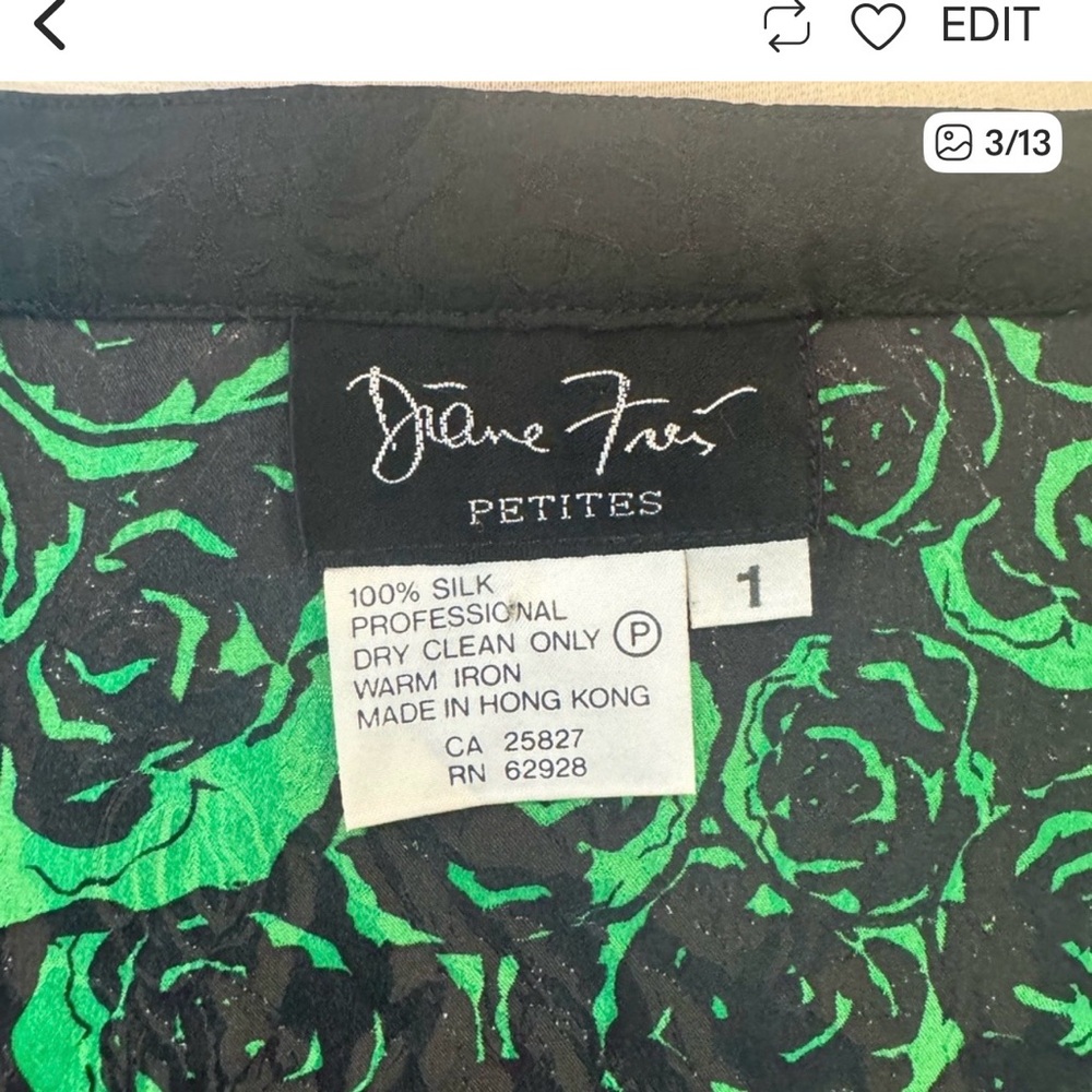 Vintage Diane Freis Signature Print Skirt & Silk Jacket Bundle - Picture 13 of 13